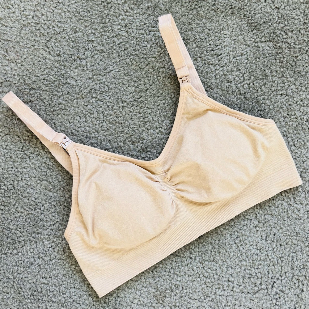 EUC Lamaze Comfort Wirefree Nursing Bra | Size Medium
